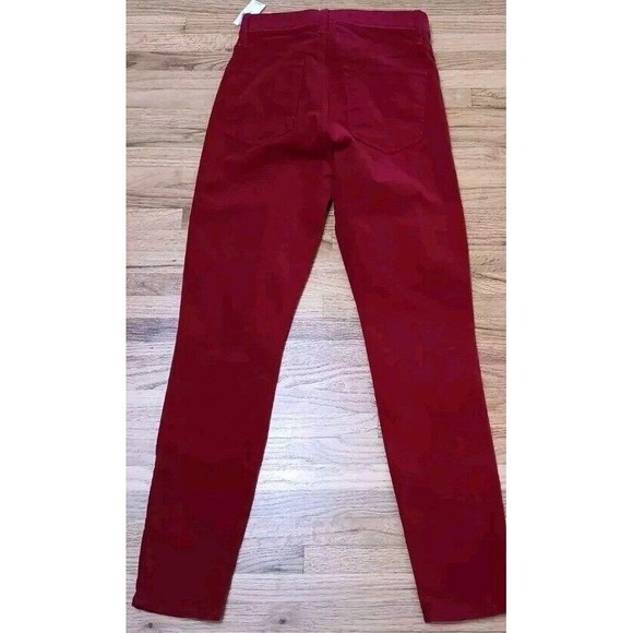 Gap Womens Corduroy Pants Burgundy Red Casual Everyday Trousers - Picture 1 of 8